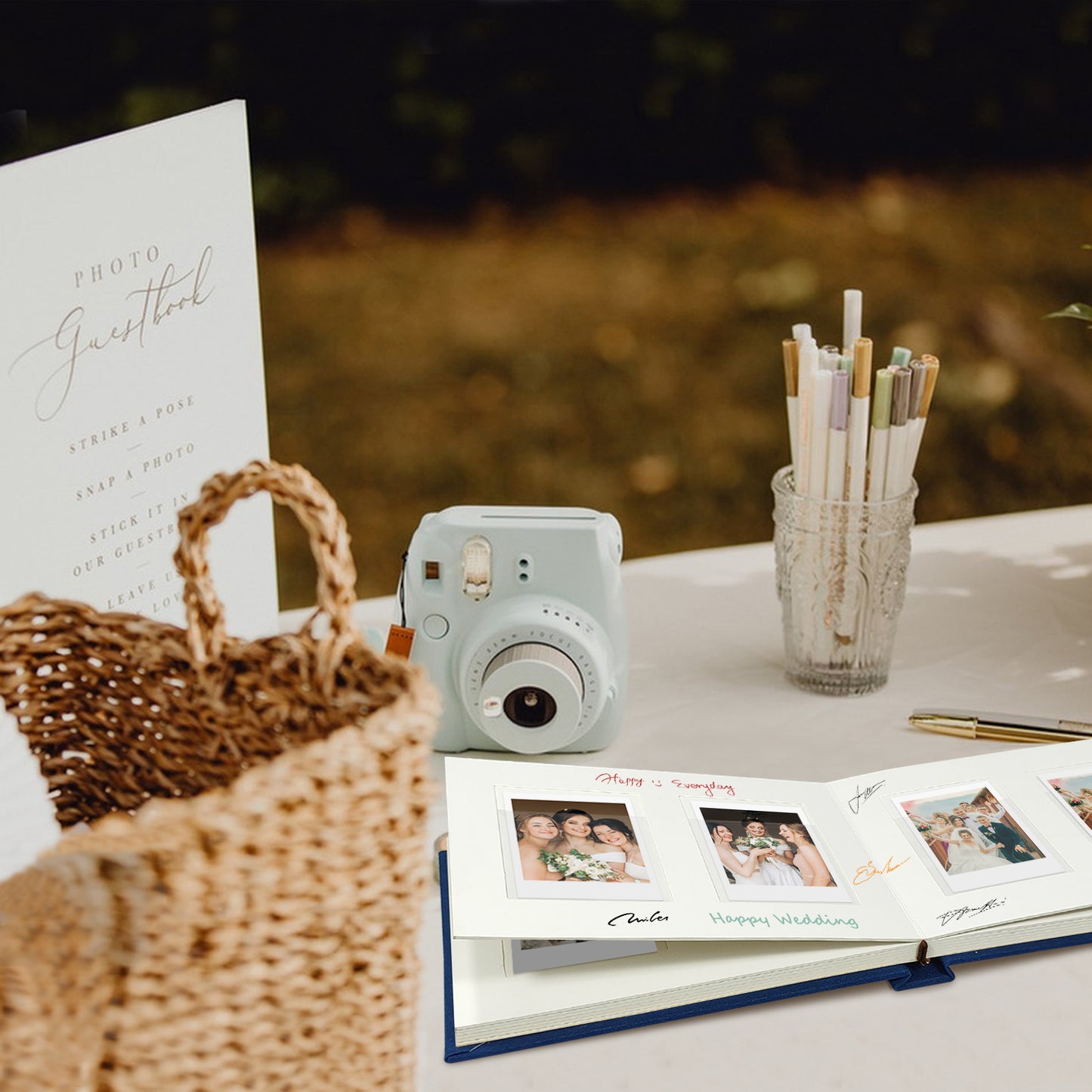 Instax Mini Photo Album Hardcover with 52 Pockets