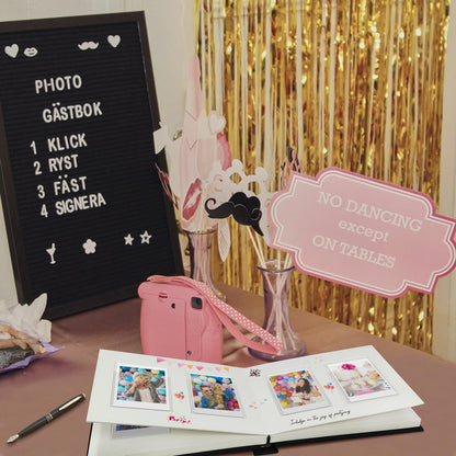 Álbum de Fotos Instax Mini de Tapa Dura con 52 Bolsillos