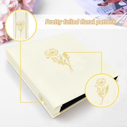 Álbum de fotos de 8x10 con capacidad para 100 fotos, 100 bolsillos, álbum de fotos con excelente cubierta de tela, libro de fotos para fotos de 8x10, álbum de fotos para viajes, bodas, recuerdos familiares, beige