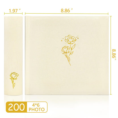 Álbumes de fotos Kuword 4x6 con espacio para escribir, 100 páginas
