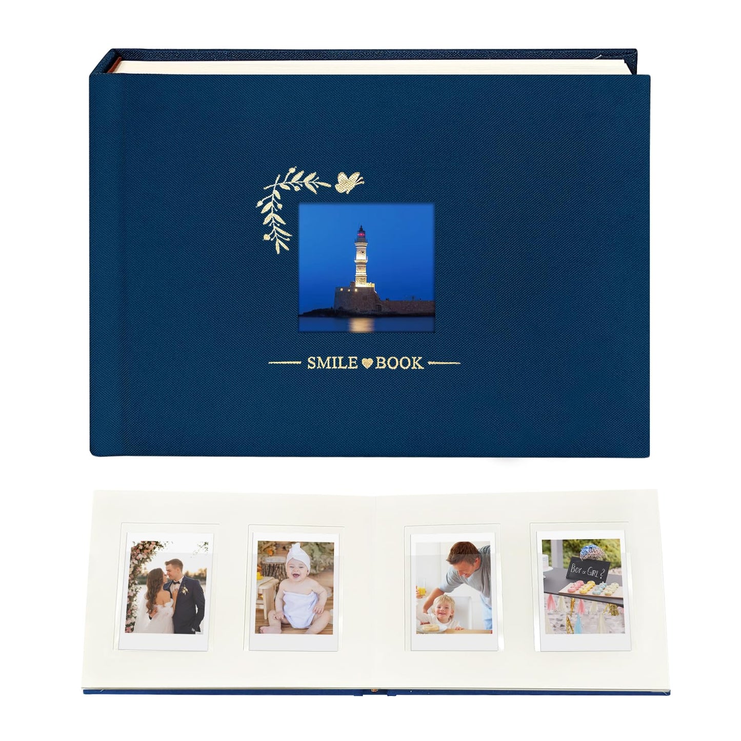 Álbum de fotos Instax Mini de tapa dura con 52 bolsillos
