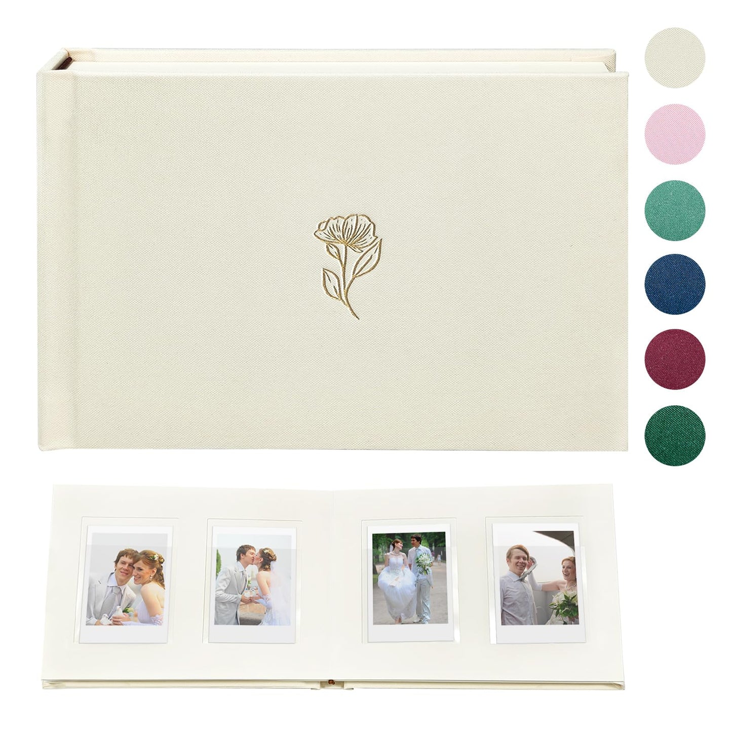 Álbum de Fotos Instax Mini de Tapa Dura con 52 Bolsillos
