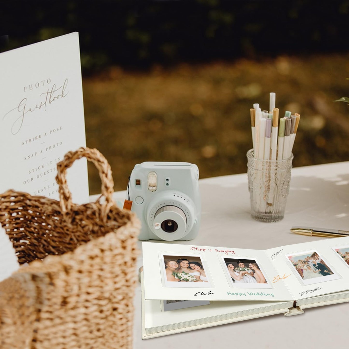 Álbum de Fotos Instax Mini de Tapa Dura con 52 Bolsillos