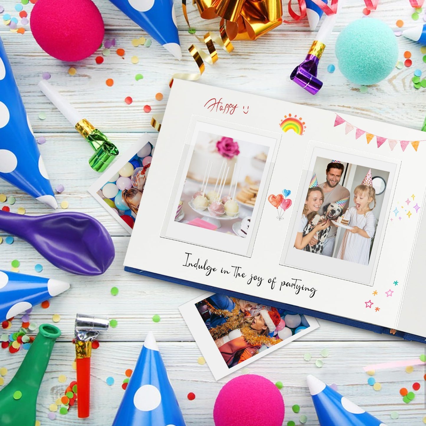 Álbum de fotos Instax Mini de tapa dura con 52 bolsillos