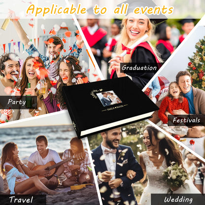 Álbum de fotos Instax Mini de tapa dura con 52 bolsillos