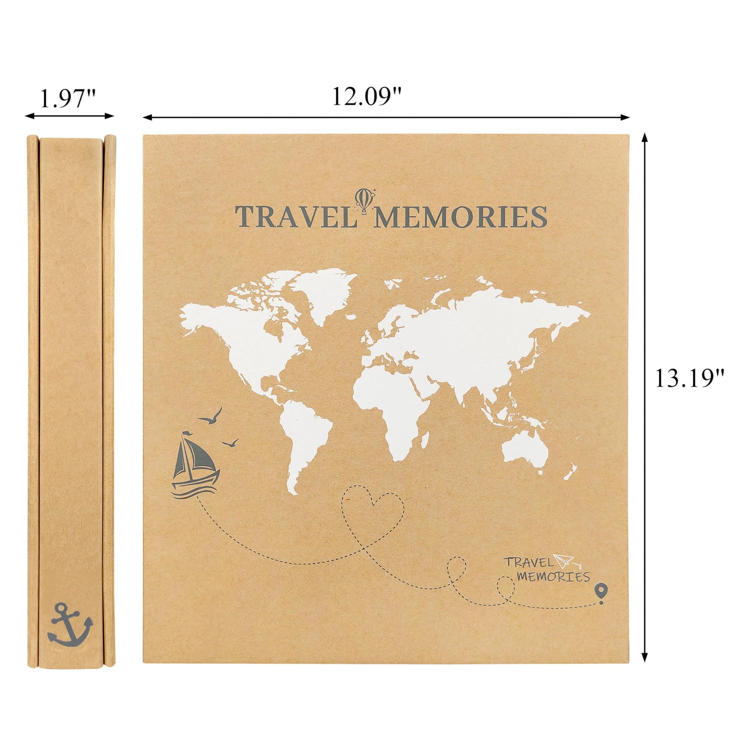 Álbum de fotos de viaje con capacidad para 500 fotos de 10x15 cm con ...