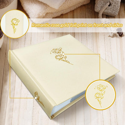 Álbumes de fotos Kuword 4x6 con espacio para escribir, 100 páginas