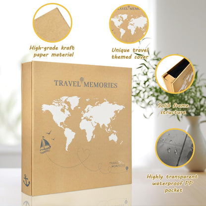 Álbum de fotos de viaje con capacidad para 500 fotos de 10x15 cm con ...