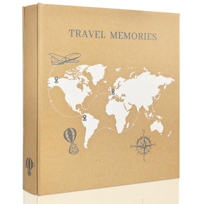 Álbum de fotos de viaje de 4x6 con capacidad para 600 fotos, con...