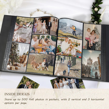 Álbum de fotos 4x6 para 500 fotos – Nuestra historia yo...