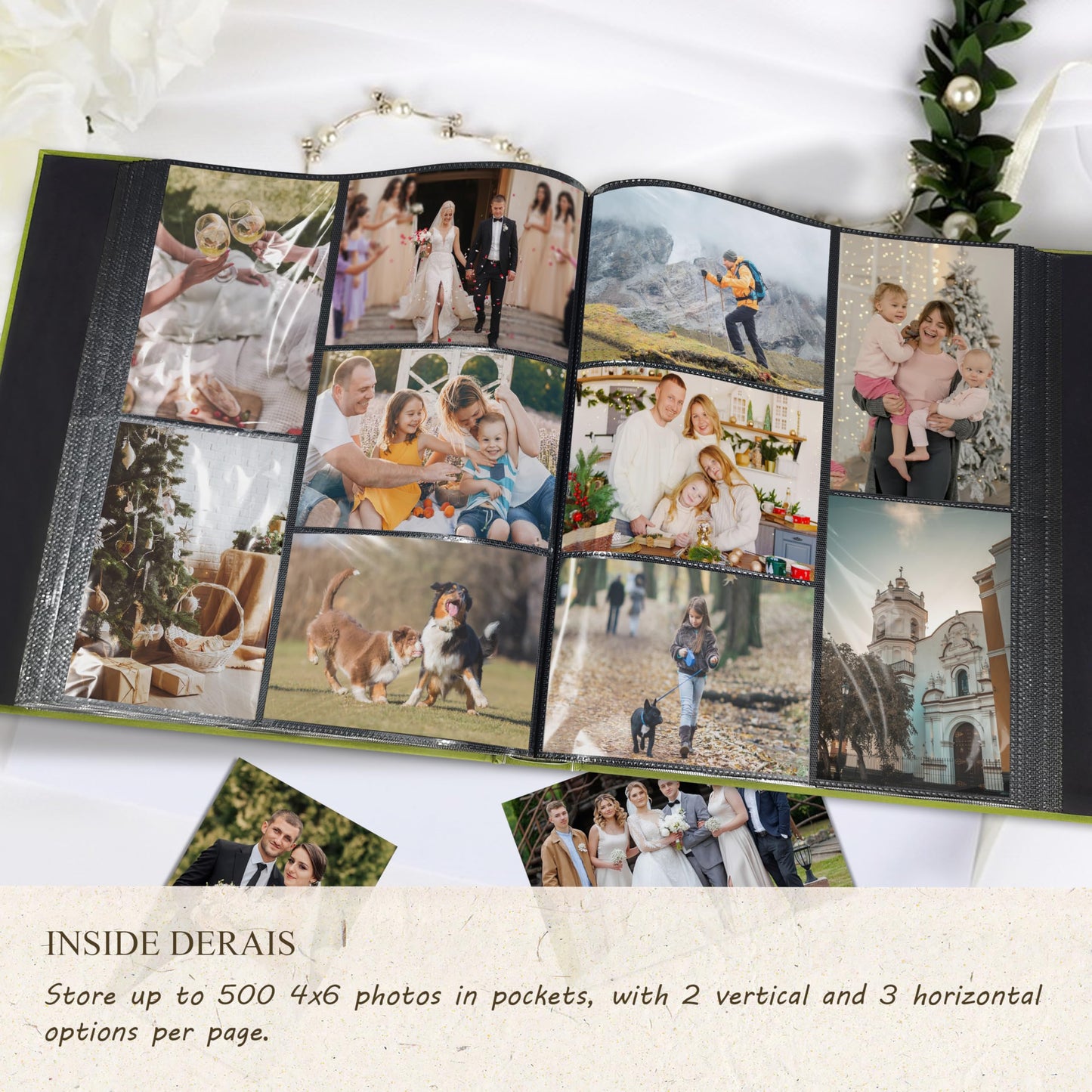 Álbum de fotos de 4x6 para 500 fotos – Nuestra historia yo...